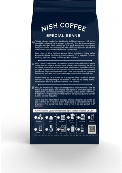 Nish Filtre Kahve Organic Kahve 250 gr Öğütülmüş