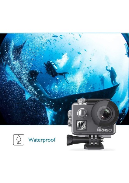 V50 Elite 4K60FPS Dokunmatik Ekran Wifi Aksiyon Kamera
