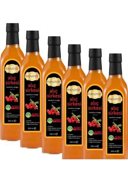Alıç Sirkesi 6 x 500 ml
