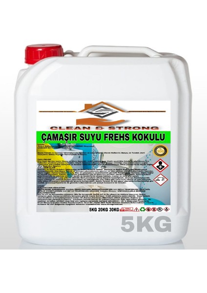 Çamaşır Suyu Fresh Kokulu 5 kg