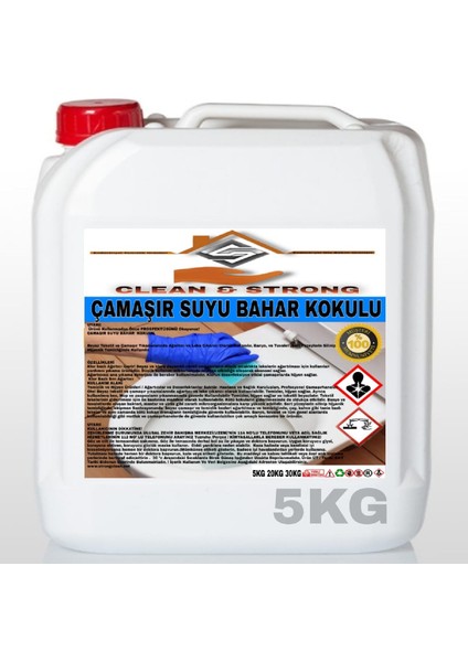 Çamaşır Suyubahar Kokulu 5 kg