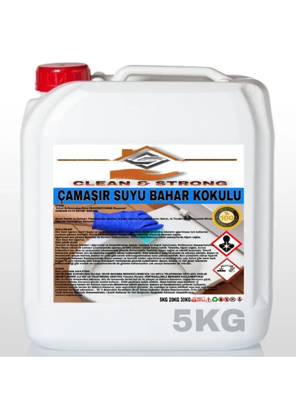 Çamaşır Suyubahar Kokulu 5 kg