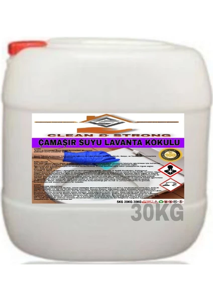 Çamaşır Suyu Lavanta Kokulu 30 kg