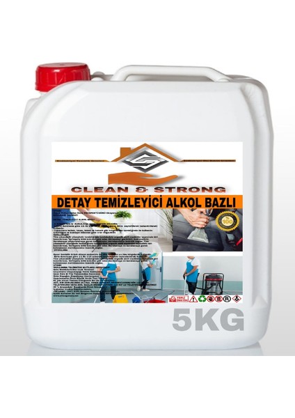 Detay Temizleyicisi Alkolbazlı 5 kg