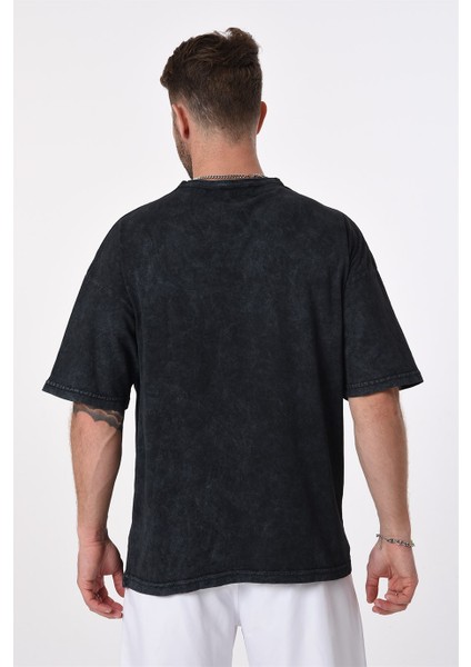 R-5655 Bisiklet Yaka End Of Inıf Inıty Baskılı Batik T-Shırt indirimleri