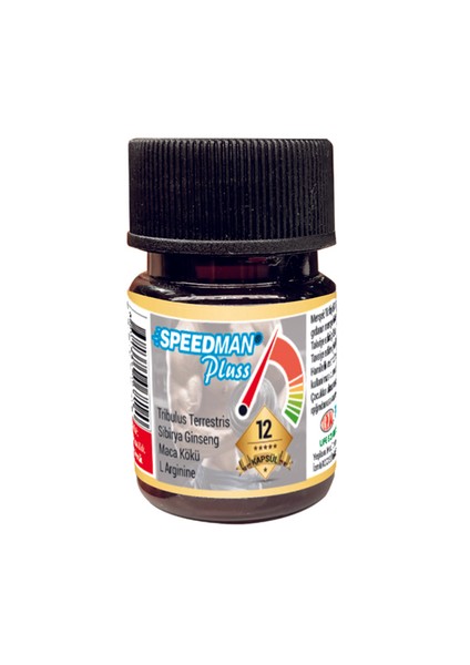 Speed Man Plus 12 Kapsül Tribulus Maca Takviye Edici Gıda