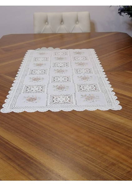 Pvc Runner ve Sehpa Üstü Servislik 80 cm x 40 cm