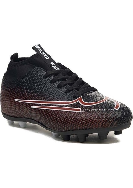 Yeni Sezon Walked 437 Siyah Kırmızı Çoraplı Krampon