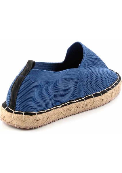 Indigo Keten Erkek Espadril E01149004318