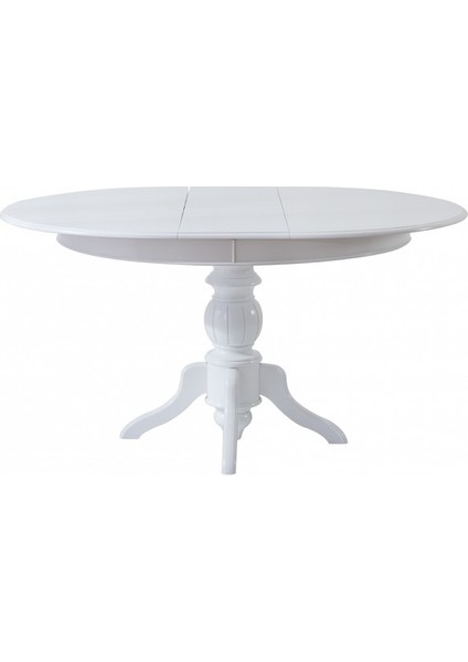 Beyaz Kaplan Ayak Masa Yuvarlak Yemek Masası fiyatları