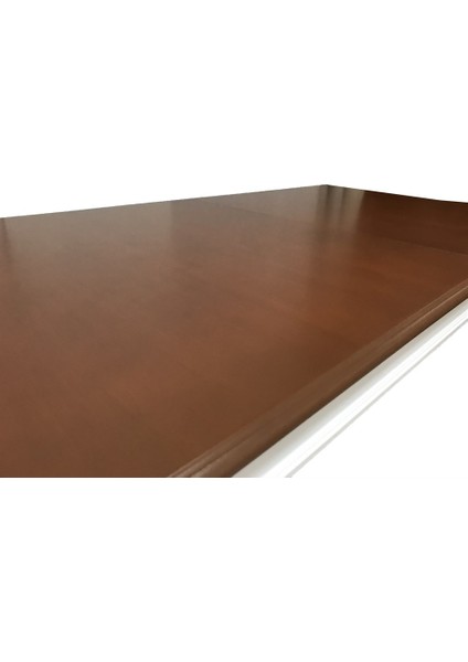 Lükens Beyaz Ceviz Açılır Yemek Masası 170CM