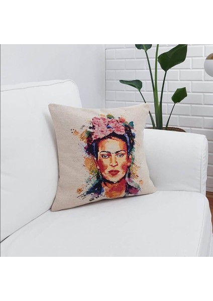 Goblen Dokuma Kırlent Kılıfı 43 x 43 Cm
