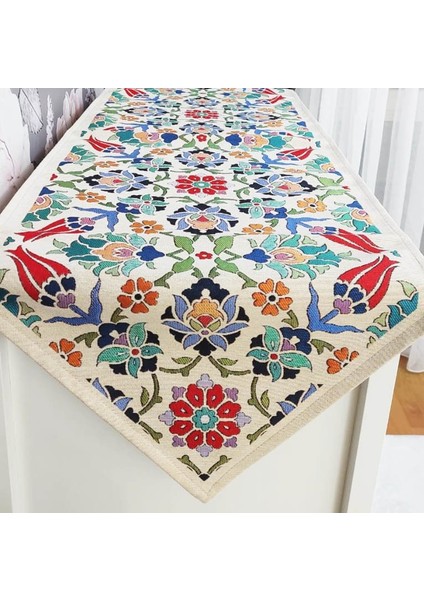 Goblen Dokuma Kumaş Dekoratif Runner 40 x 140 Cm