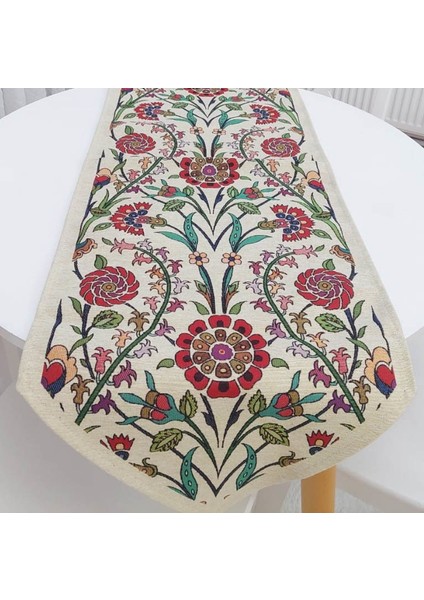 Goblen Dokuma Kumaş Dekoratif Runner 40 x 140 Cm