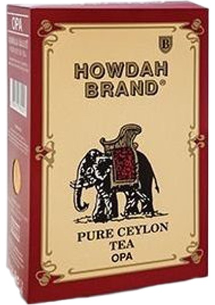 Tea Howdah Brand Saf Siyah Seylan Çayı 500 gr x 6 Adet
