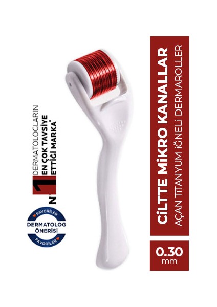 Titanyum Iğneli 0,30 mm Saç Dermaroller