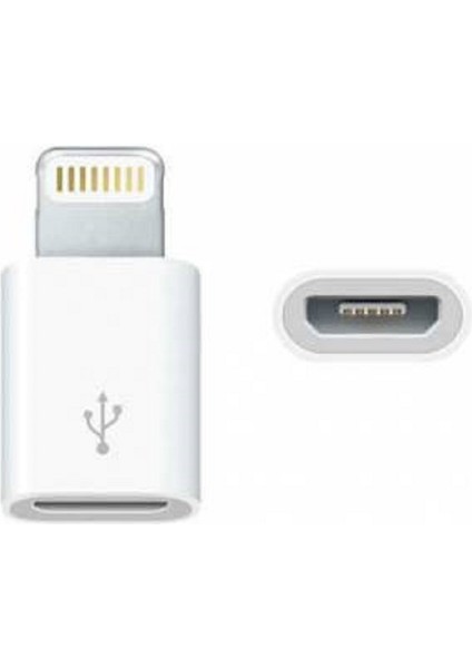 Mikro USB To Apple iPhone Çevirici Adaptör 8 Pin Apple iPhone 5 5s 5e 6 6s 6 Plus 6s Plus 7 7plus