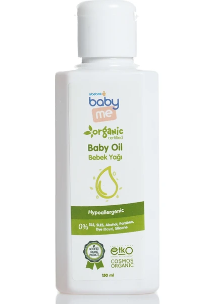 Baby Me Organik Bebek Yağı 150 ml