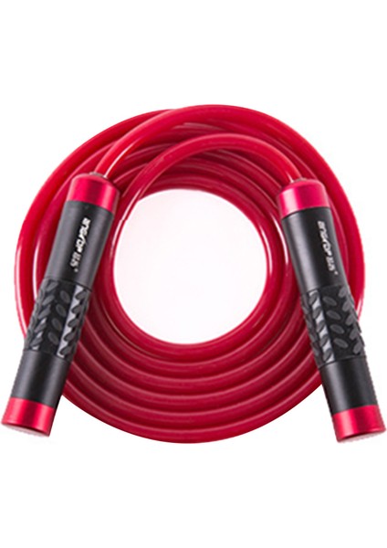 Ağır Rulman Egzersiz Atlama İpi Alüminyum Saplı Kalın Pvc Halat Fitness Eğitim Ekipmanları 3 Metre (Yurt Dışından)