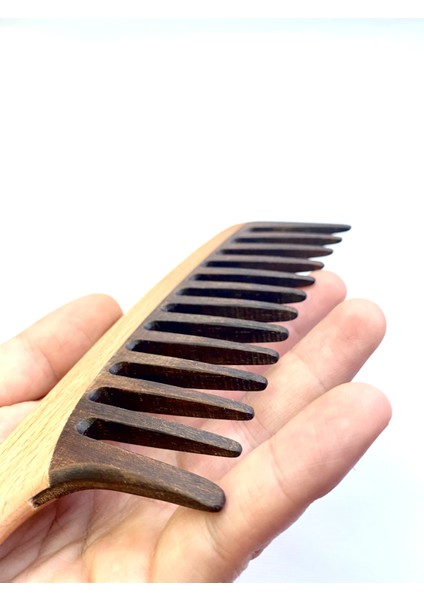 Ceviz Ağacı Kaliteli Ahşap Tarak ,model 1