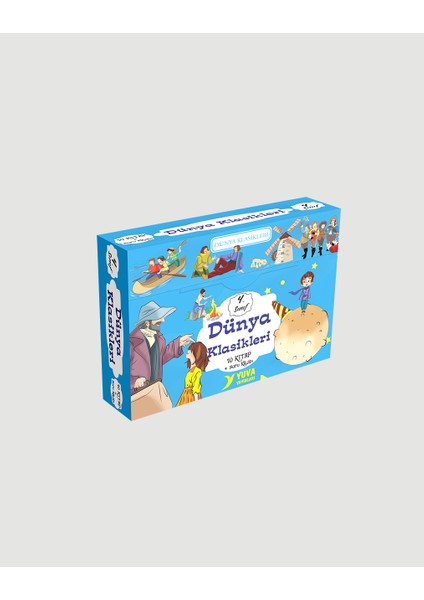 4. Sınıf Dünya Klasikleri Serisi 10 Kitaplık Set