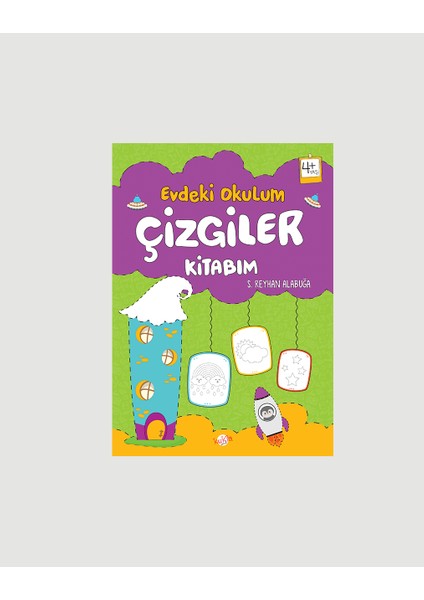 Evdeki Okulum Çizgiler Kitabım 4 Yaş Üstü