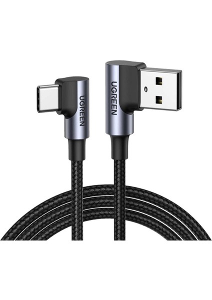 USB To Type-C 90 Derece Şarj ve Data Kablosu 2 Metre