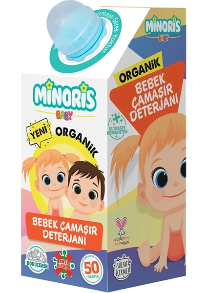 Baby Organik Bebek Çamaşır Deterjanı 1 Lt