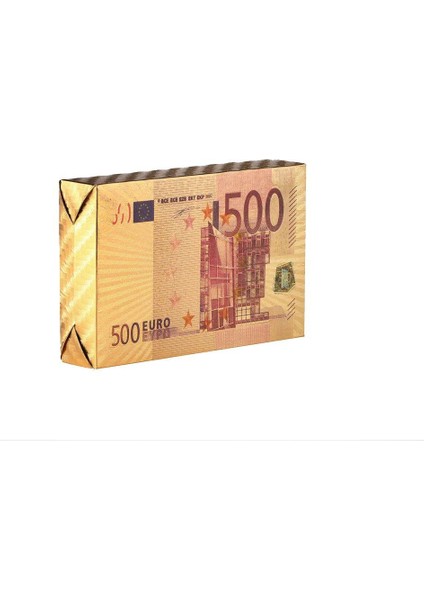 Euro Iskambil Kağıdı Poker Oyun Kartları Su Geçirmez Plastik Altın Folyo Havuz Oyun Kartı