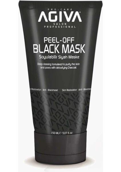 Soyulabilir 150 Ml Siyah Maske/Black Mask