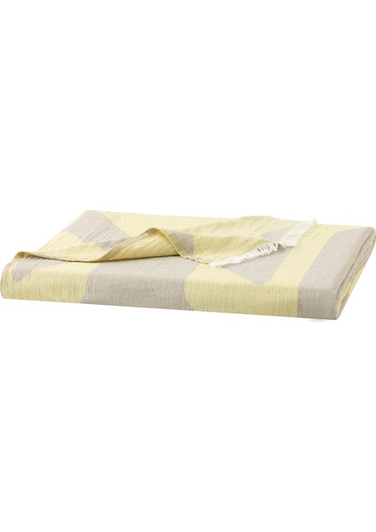 Bedding Tierra Çift Kişilik Müslin Pike Yatak Örtüsü - Sarı