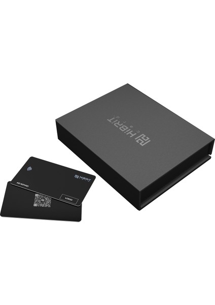 Yeni Nesil Premium Logolu Tasarım Dijital Kartvizit Hibrit Card