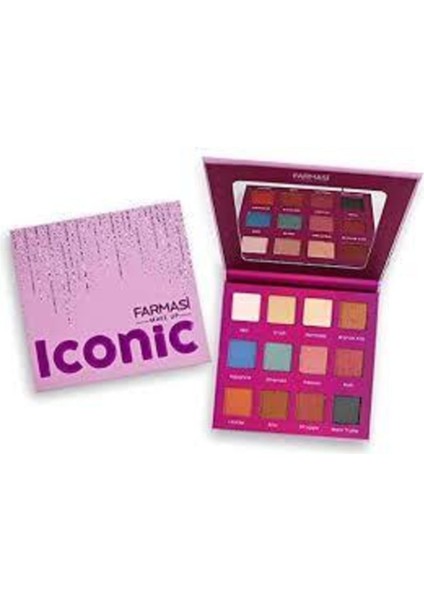 Iconıc Göz Farı Paleti 12 Renk 12 gr