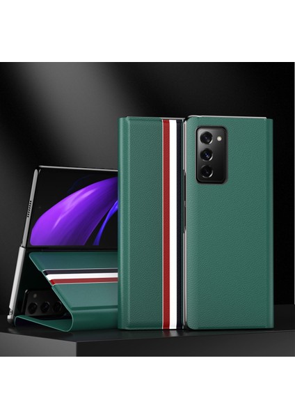 Samsung Galaxy Z Fold2 5g Için Telefon Kılıfı - Yeşil (Yurt Dışından)