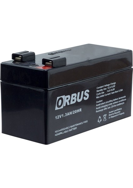 12V 1.3AMPER 20HR Akü