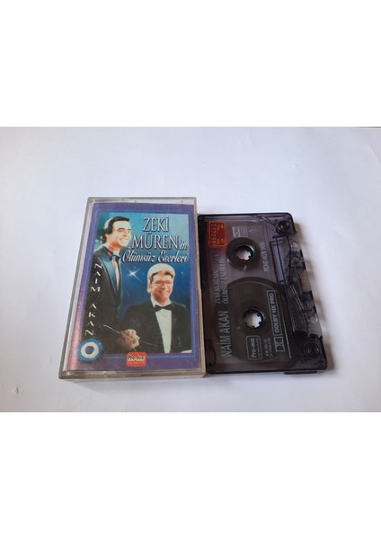 Zeki Müren Ölümsüz Eserleri Cam Baskı