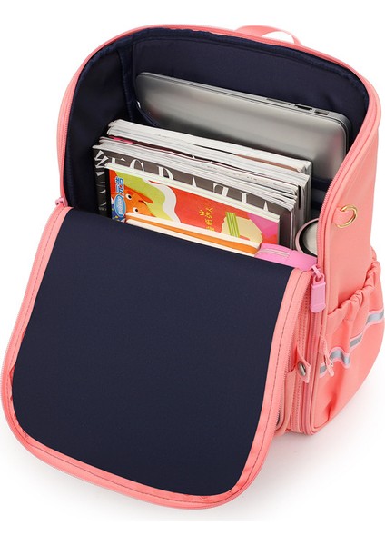 Lovehome Yibao Kontrast Ilköğretim Okul Sırt Çantası - Pembe (Yurt Dışından) fiyatları