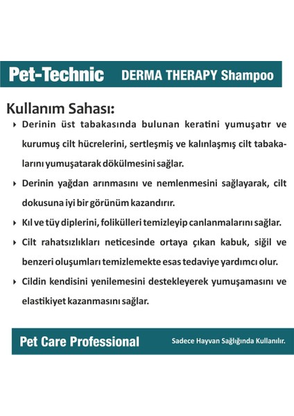 Pet Technic Derma Therapy Şampuan + Multi Plus Tablet