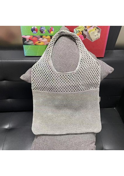 Örgü Bez Kol Çantası - Yeşil (Yurt Dışından)