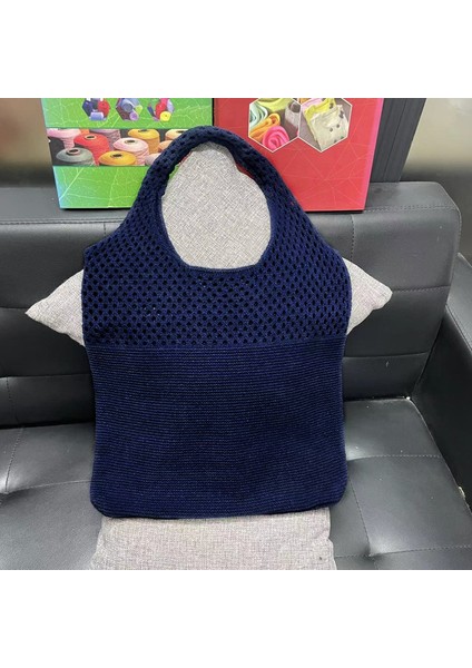 Örgü Bez Kol Çantası - Yeşil (Yurt Dışından)