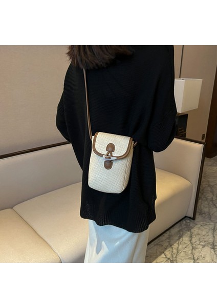 Büyük Kapasiteli Hasır Kol Çantası - Açık Yeşil (Yurt Dışından)