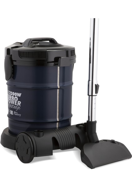 SV110 NOSTALJİ Metal Kazanlı Güçlü Süpürge 2200 W indirimleri
