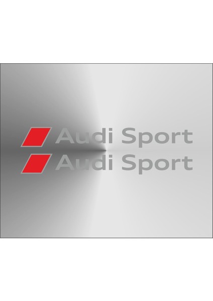 Audi Sport Stickeri 2 Adet Set Araba Etiketi