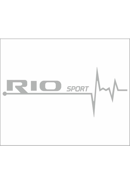Kia Rio Sport Nabız Kalp Atışı Ritim Sticker 2 Adet