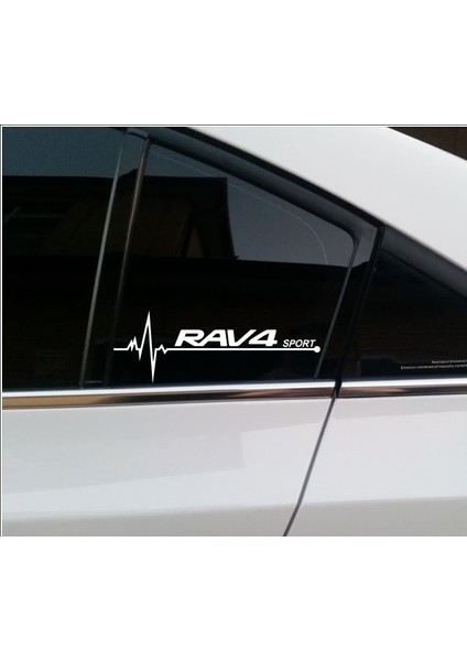 Toyota Rav4 Nabız Kalp Atışı Sticker 2 Adet fiyatları