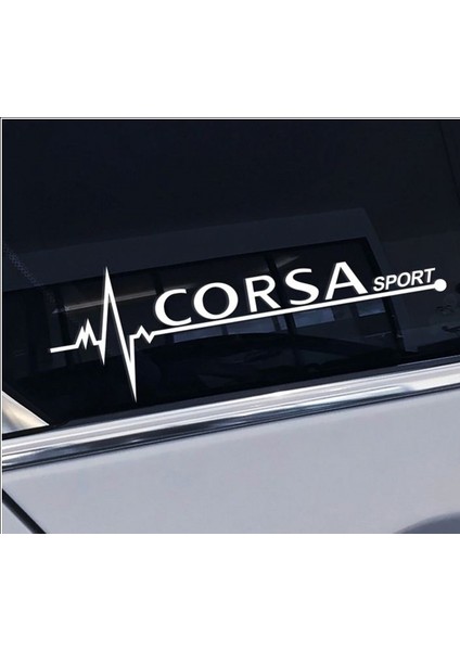 Opel Corsa Nabız Kalp Atışı Sticker 2 Adet