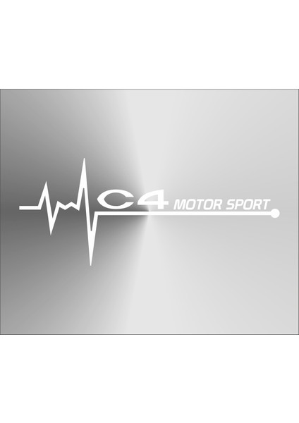 Citroen C4 Nabız Kalp Atışı Sticker 2 Adet