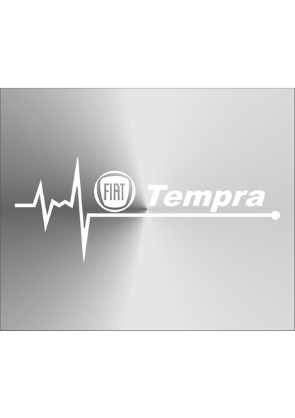 Fiat Tempra Nabız Kalp Atışı Sticker 2 Adet