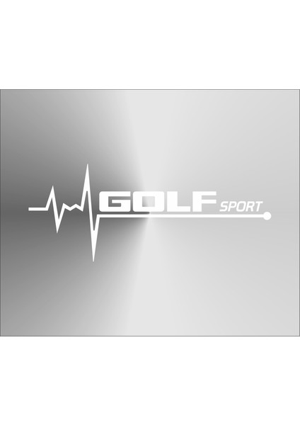Volkswagen Golf Vw Nabız Kalp Atışı Sticker 2 Adet