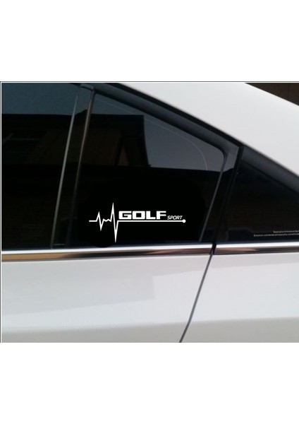 Volkswagen Golf Vw Nabız Kalp Atışı Sticker 2 Adet fiyatları